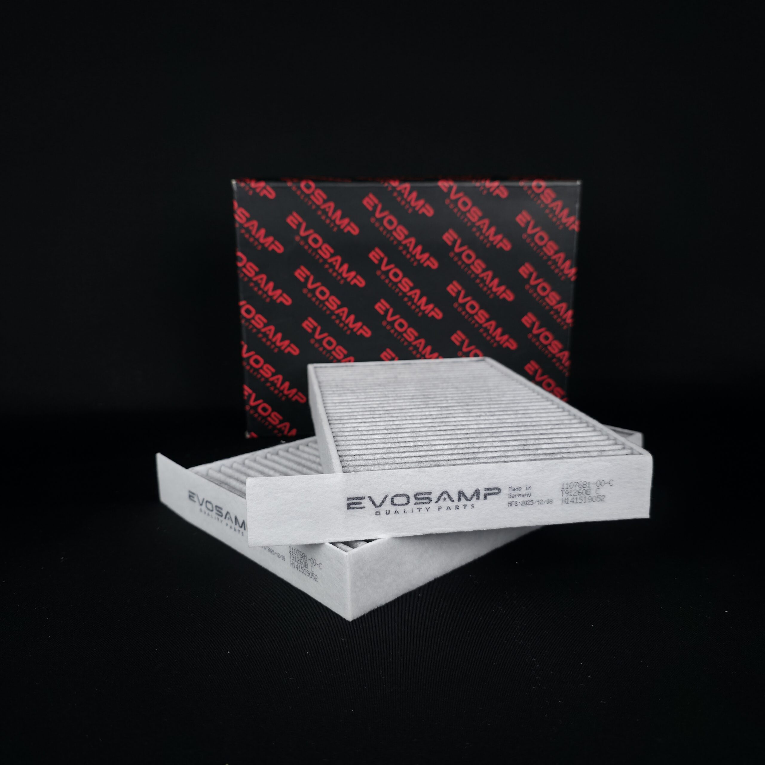 Tesla Model 3 EVOSAMP Filter Set (2-Piece Cabin Filter Set)