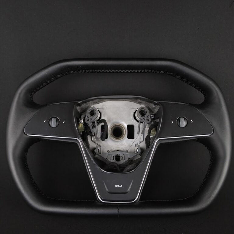tesla model 3 (2019-2023) tesla model y (2020-2025) cybertruck style steering wheel